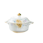 High-End Bone China Bowls and Plates European Style Luxury Light Scenery Dezhen Ceramic Tableware Set Household Dishes Housewarming Gifts Wholesale