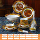 Ceramic Tableware Set with Qingming Festival Scene, Bowls and Plates from Jingdezhen, Gift Items with Custom Logo, Factory Wholesale for Home Use