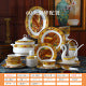 Ceramic Tableware Set with Qingming Festival Scene, Bowls and Plates from Jingdezhen, Gift Items with Custom Logo, Factory Wholesale for Home Use